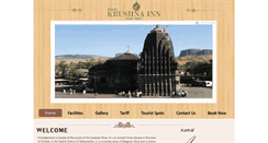 Desktop Screenshot of hotelkrushnainn.com