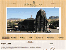 Tablet Screenshot of hotelkrushnainn.com